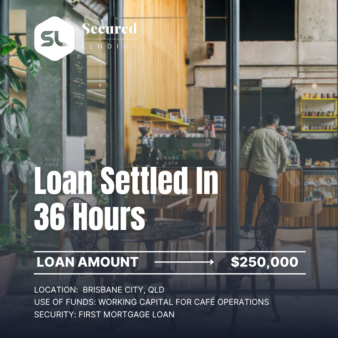 $250K Working Capital for Brisbane Café in 36 Hours