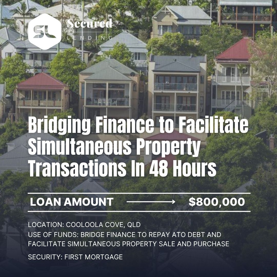 $800K Bridging Finance for Simultaneous Property Transactions in 48 Hours