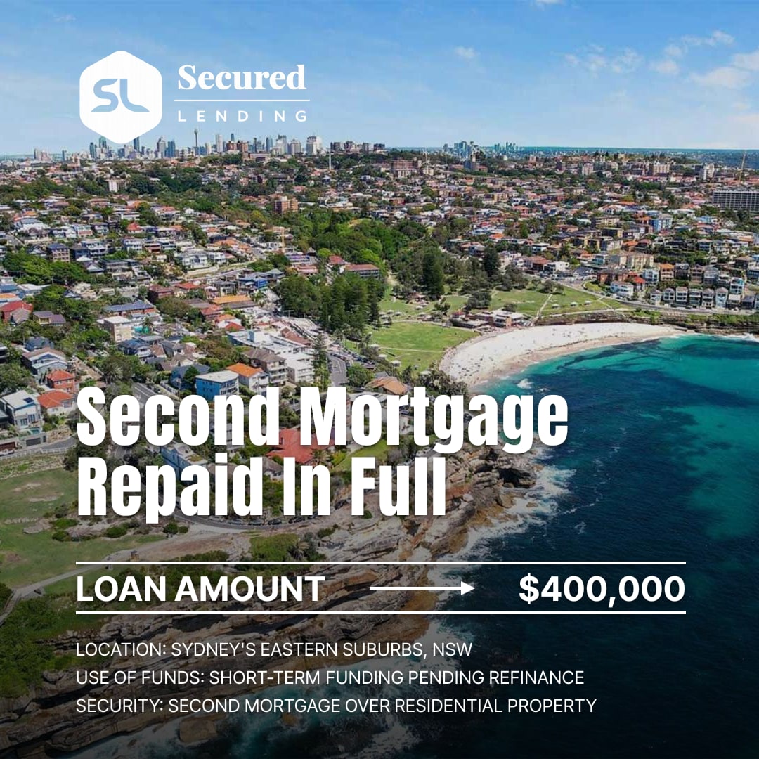 $400K Second Mortgage Repaid in Full After a Flexible Two-Month Extension