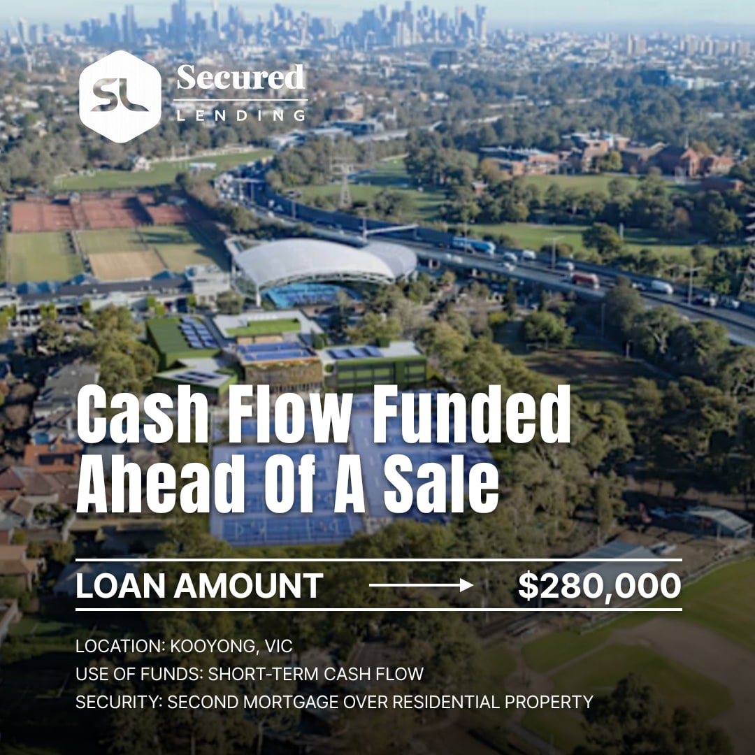 $280K Second Mortgage for Short-Term Cash Flow in Kooyong