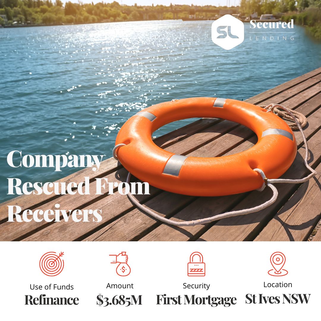 $3.685 Million Loan Funded: Company Rescued From A Receiver
