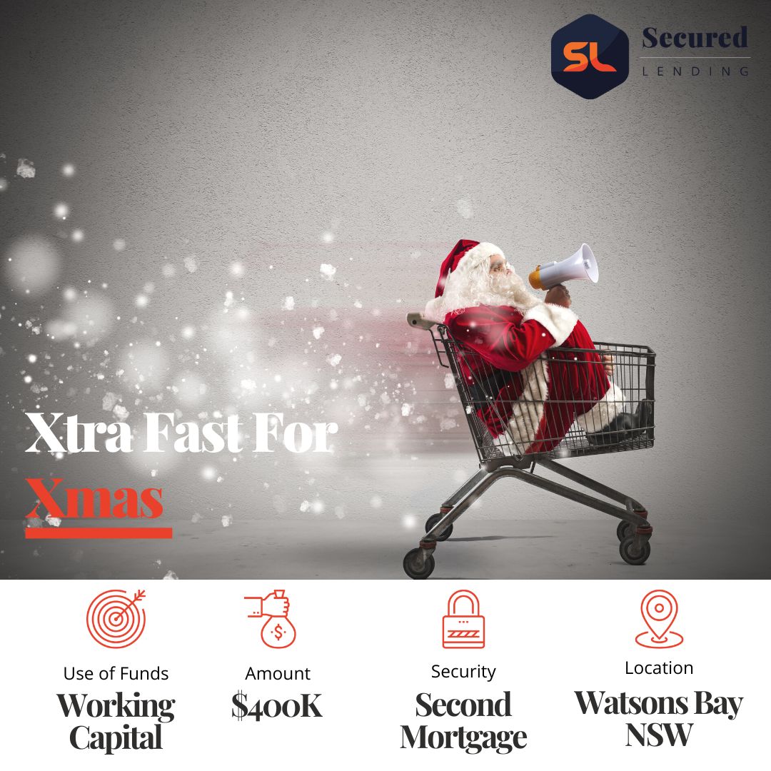 Urgent finance just in time for Christmas