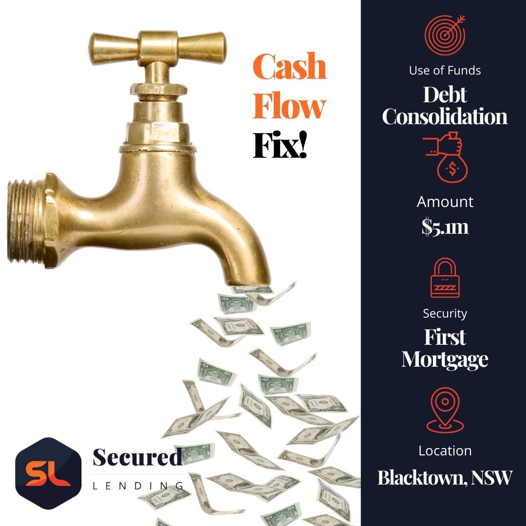$5.1 Million Secured Debt Consolidation Loan: A Smart Solution to Short-Term Business Cash Flow Pressure